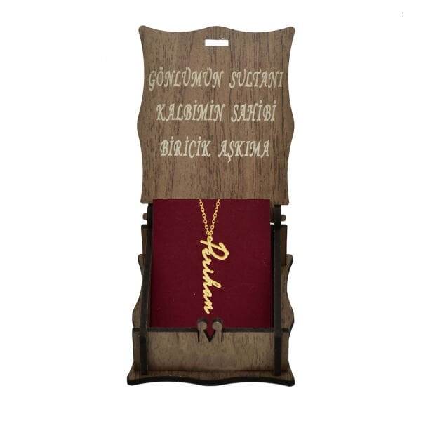 14, 22 Ayar Altın İsimli İmza Kolye