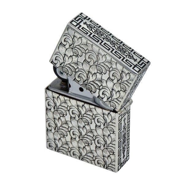 Gümüş El İşi Özel Tasarım İsimli Çakmak