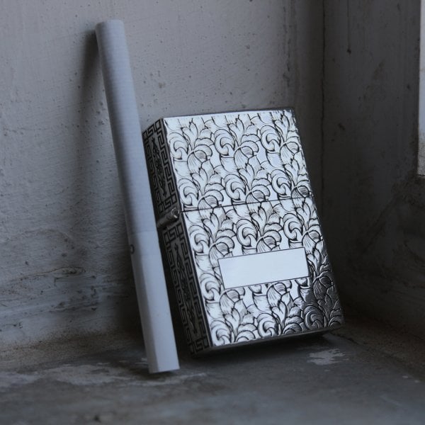 Gümüş El İşi Özel Tasarım İsimli Çakmak