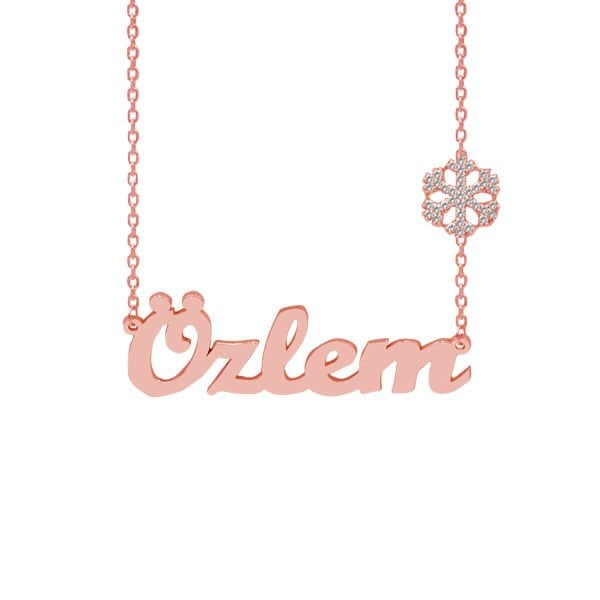 Gümüş Taşlı Kartanesi İsimli Kolye