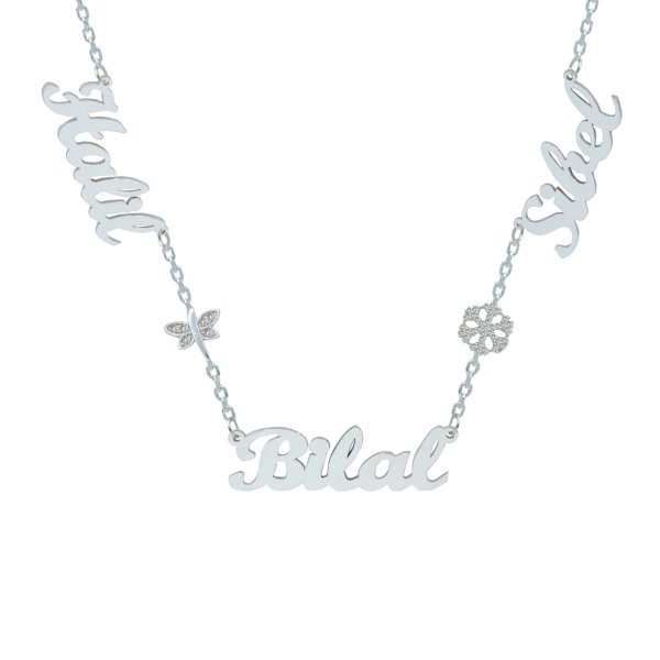 Gümüş Yusufçuk Kar Tanesi 3 İsimli Kolye