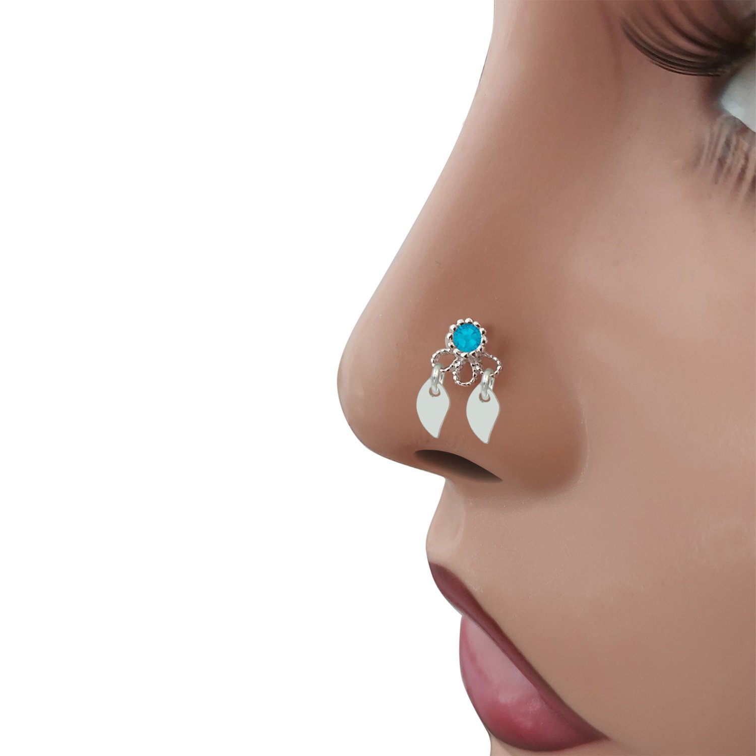 Gümüş Mavi Taşlı Yöresel Hızma