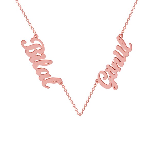 Gümüş 2 İsimli Aile Kolyesi