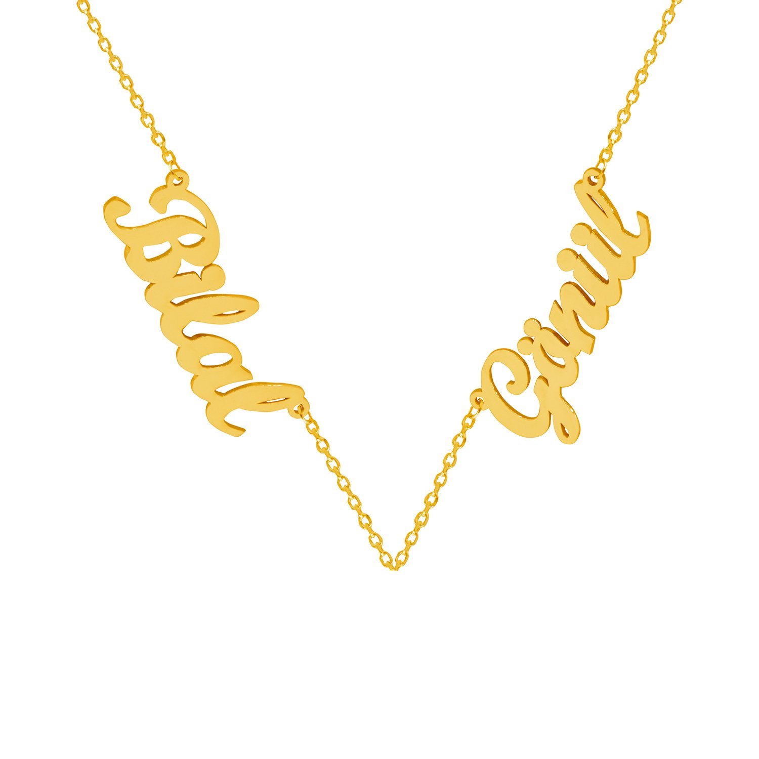 Gümüş 2 İsimli Aile Kolyesi