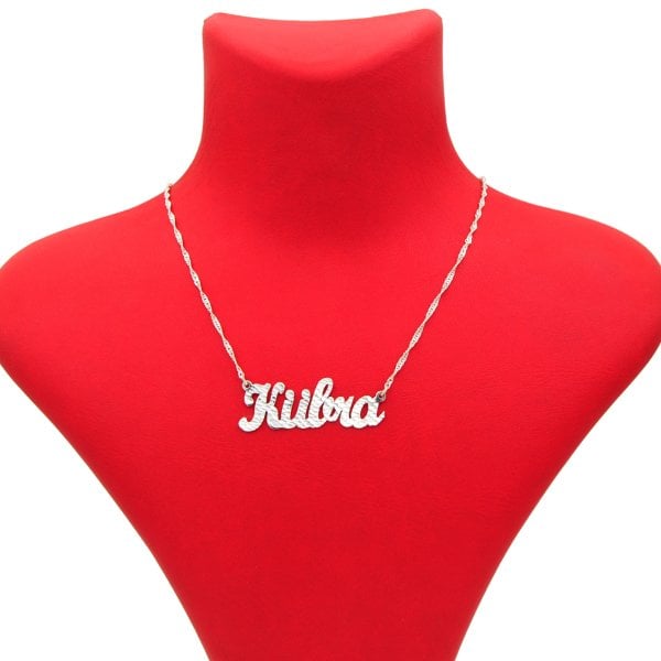 Gümüş Kalemli Tasarım İsimli Kolye