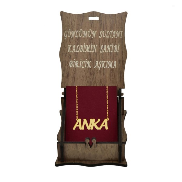 Gümüş Büyük Harfli İsimli Kolye