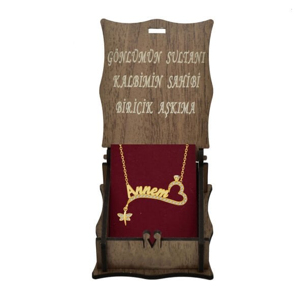 14, 22 Ayar Altın Yusufçuk Sallantı İsimli Kolye