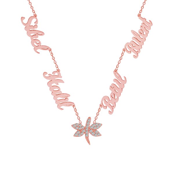 Gümüş Yusufçuk 4 İsimli Kolye