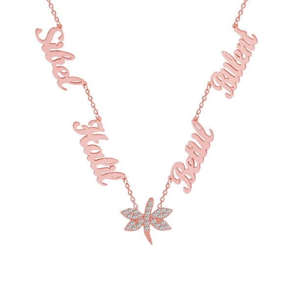 Gümüş Yusufçuk 4 İsimli Kolye