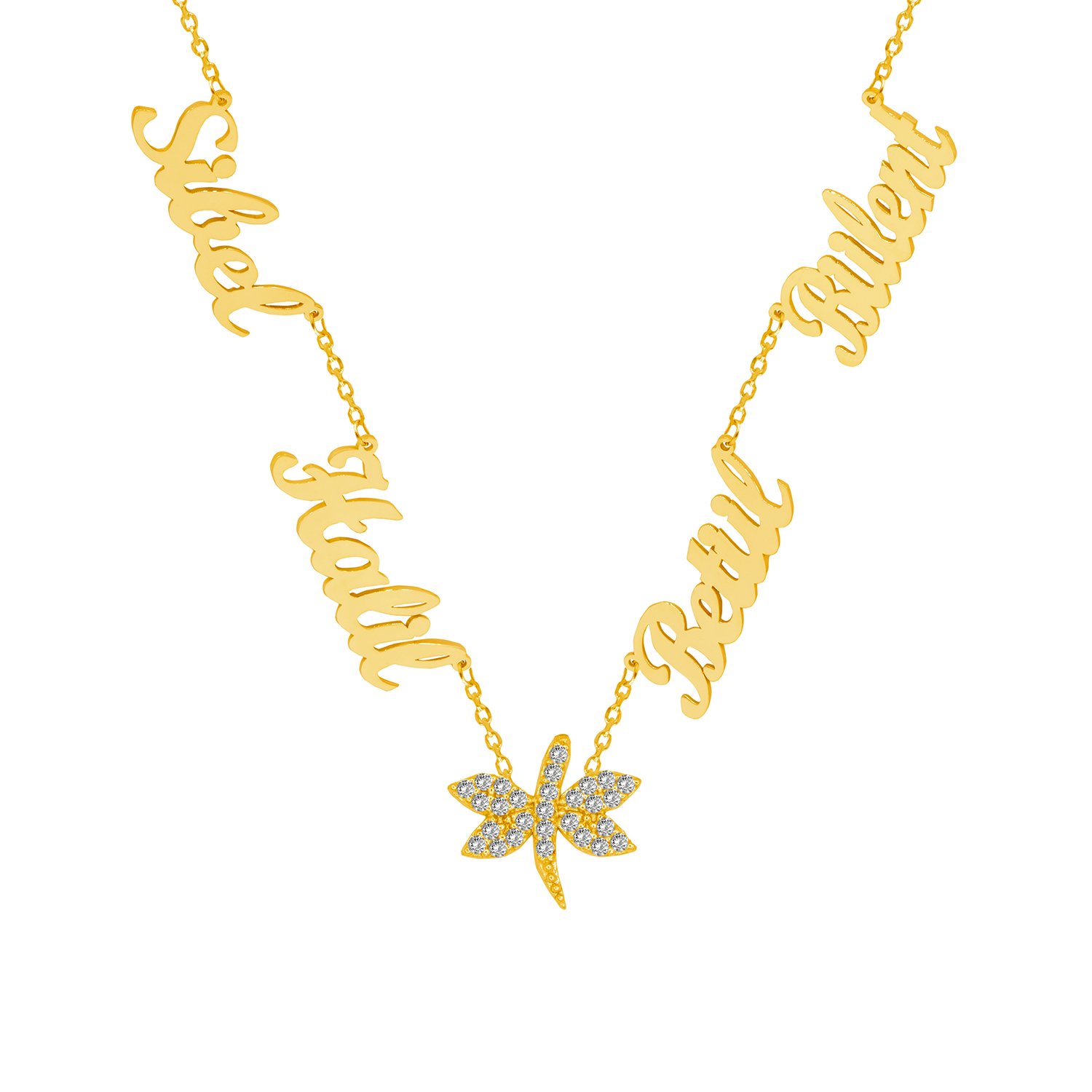 Gümüş Yusufçuk 4 İsimli Kolye