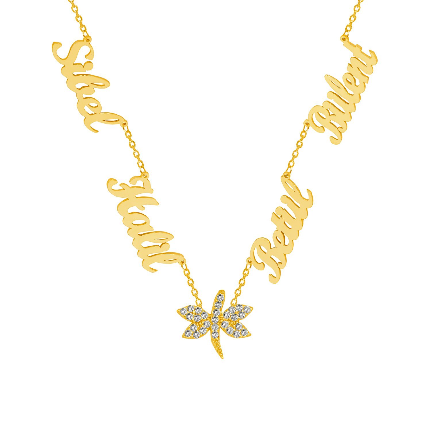 Gümüş Yusufçuk 4 İsimli Kolye