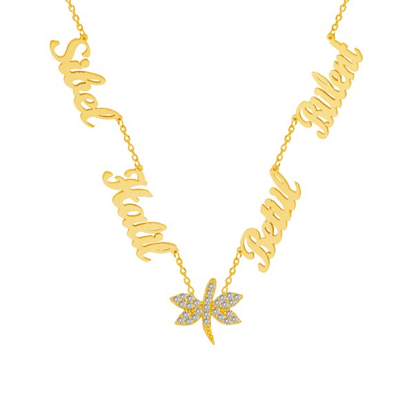 Gümüş Yusufçuk 4 İsimli Kolye