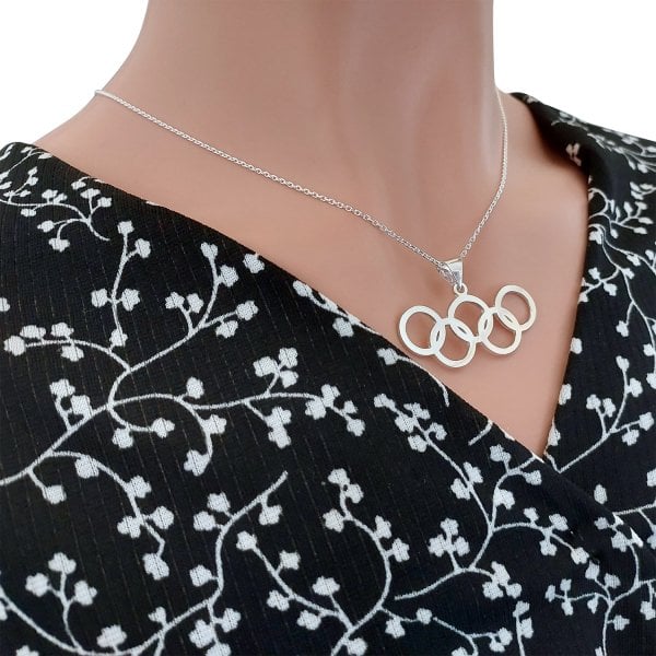 Gümüş Olimpiyat Kolye