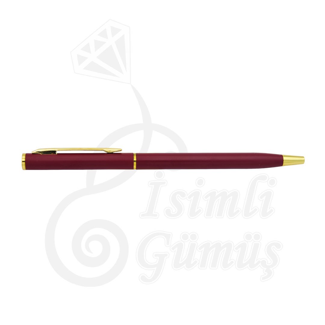 Metal Kişiye Özel İsimli Tükenmez Kalem