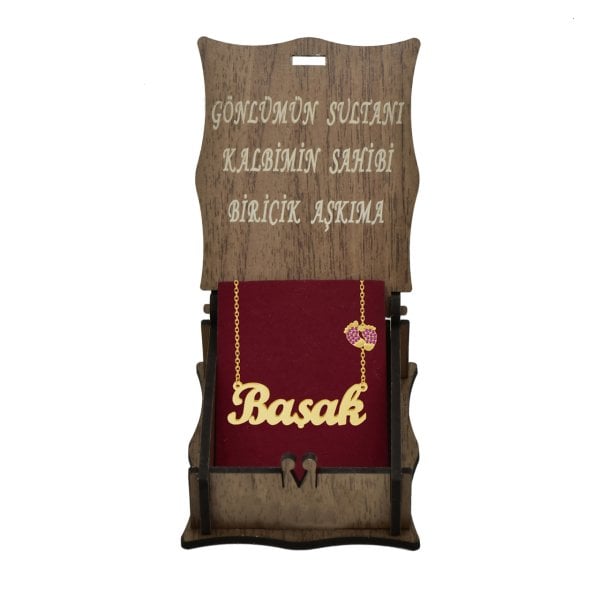 Gümüş Taşlı Patikli İsimli Kolye