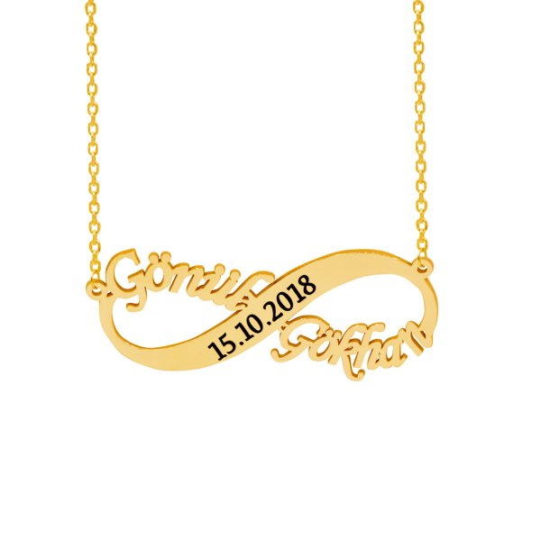 Gümüş Sonsuzluk İsimli Tarihli Kolye