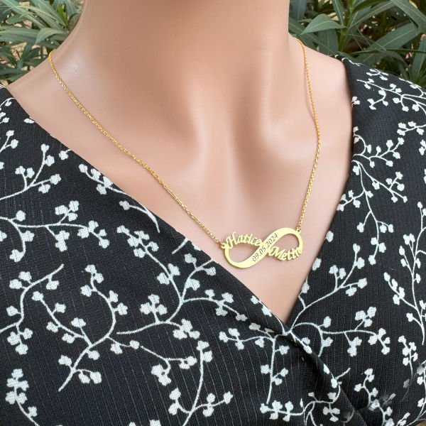 Gümüş Sonsuzluk İsimli Tarihli Kolye