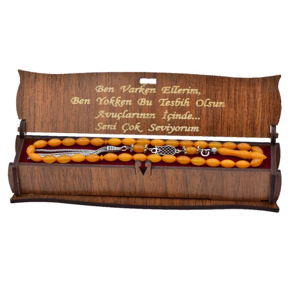 Sıkma Kehribar Tesbih