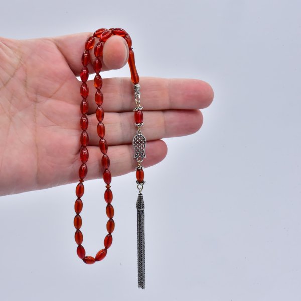 Ateş Kehribar Tesbih