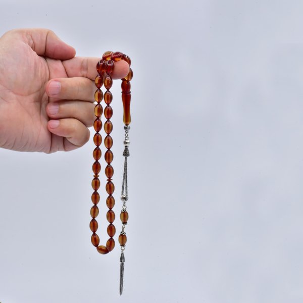 Ateş Kehribar Tesbih