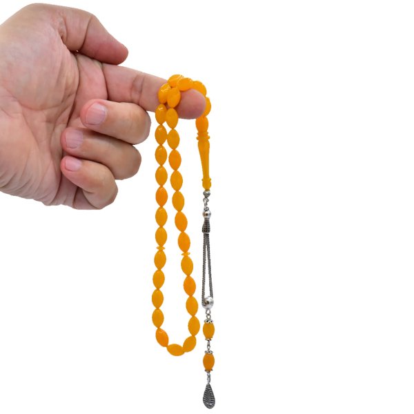 Sıkma Kehribar Tesbih