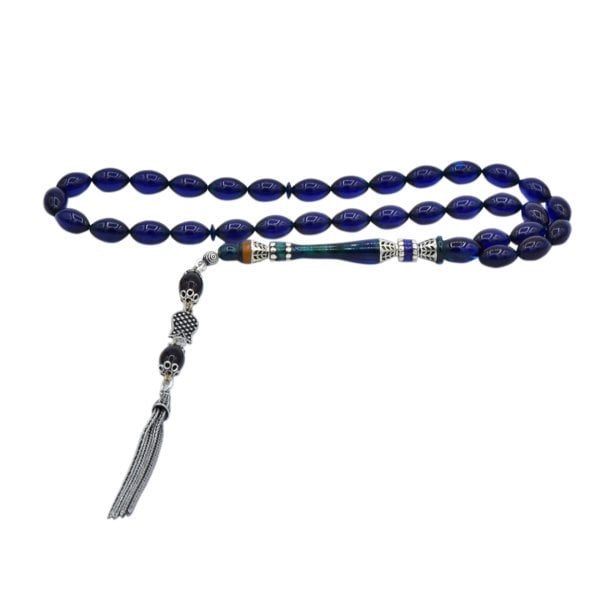 Nakkaş İmame İşleme Ateş Kehribar Tesbih