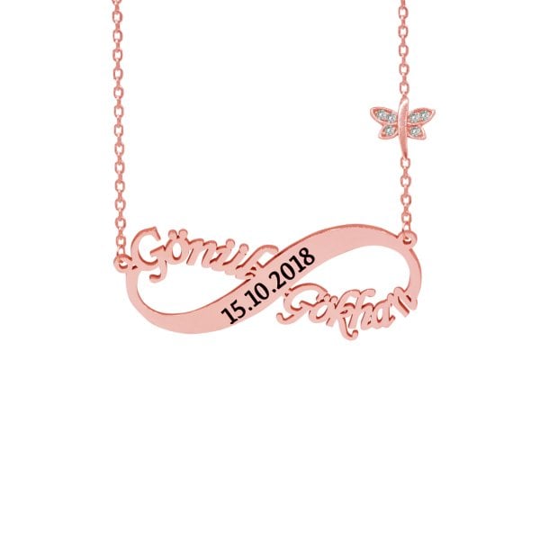 Gümüş Yusufçuk Sonsuzluk İsimli Kolye