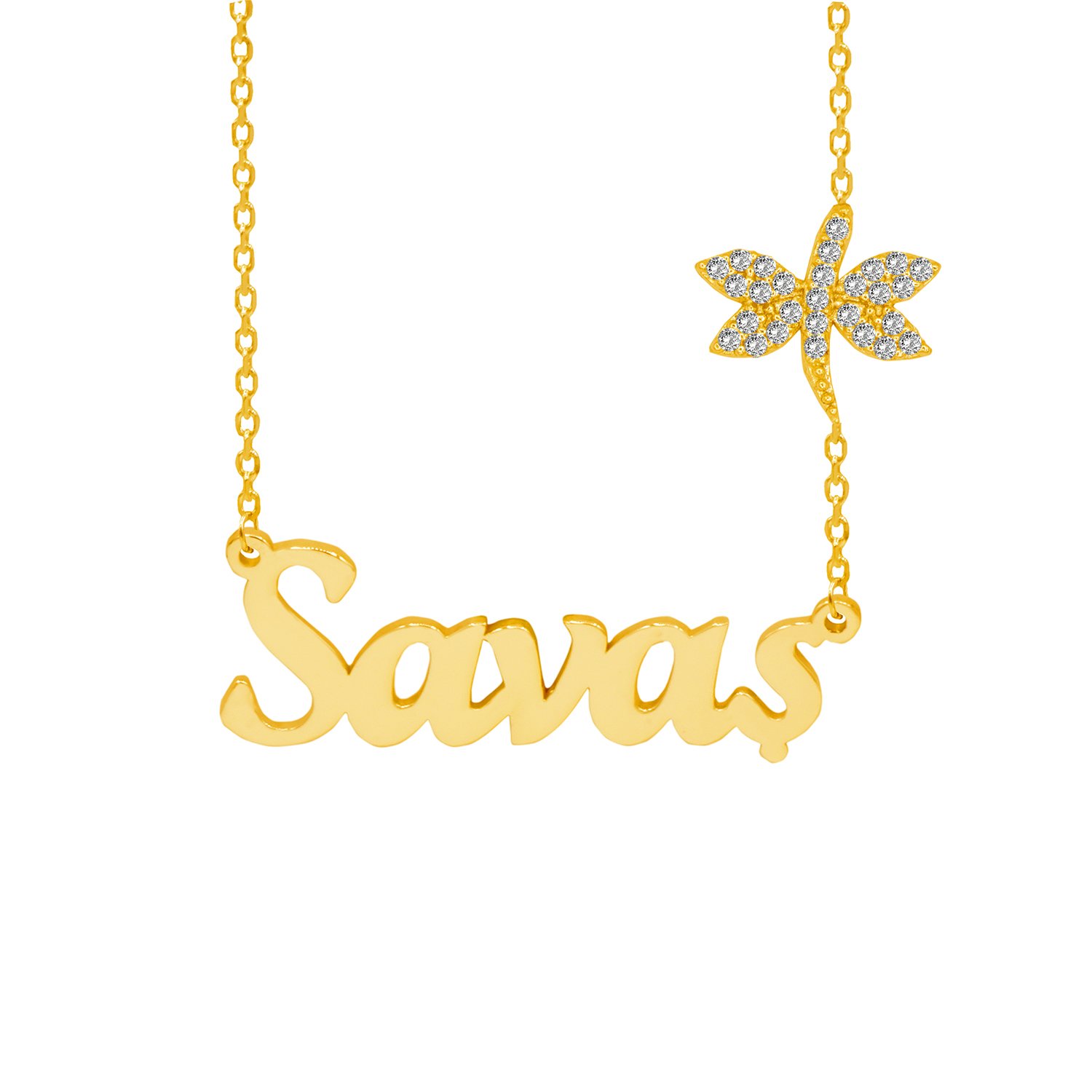 Gümüş Taşlı Yusufçuk İsimli Kolye