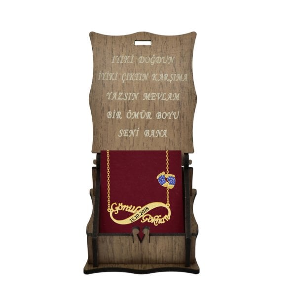 Gümüş Patikli Sonsuzluk İsimli Kolye