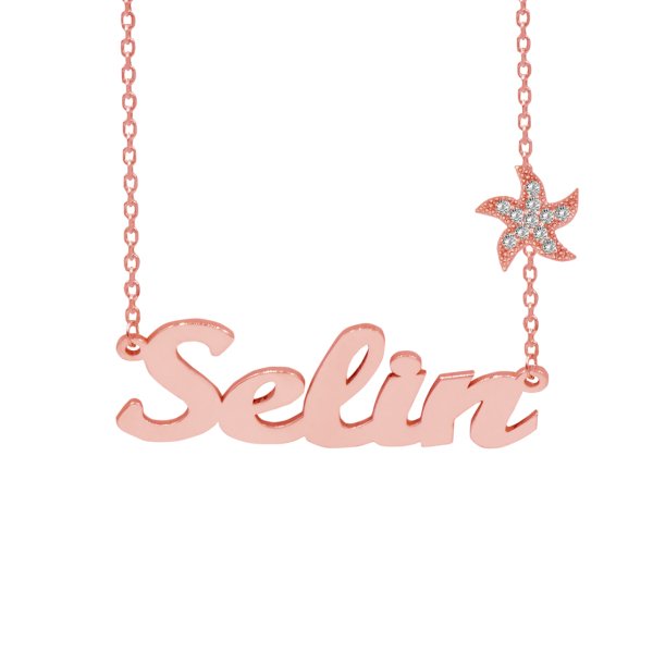 Gümüş Deniz Yıldızı İsimli Kolye