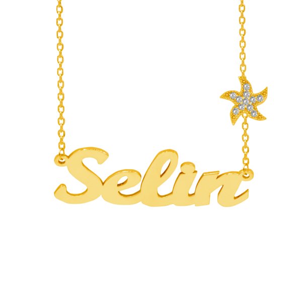 Gümüş Deniz Yıldızı İsimli Kolye