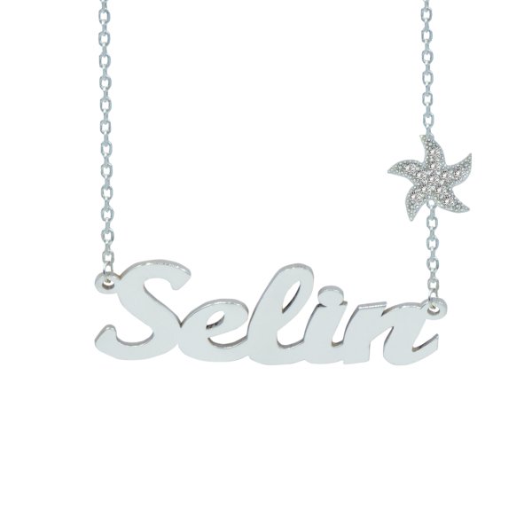 Gümüş Deniz Yıldızı İsimli Kolye