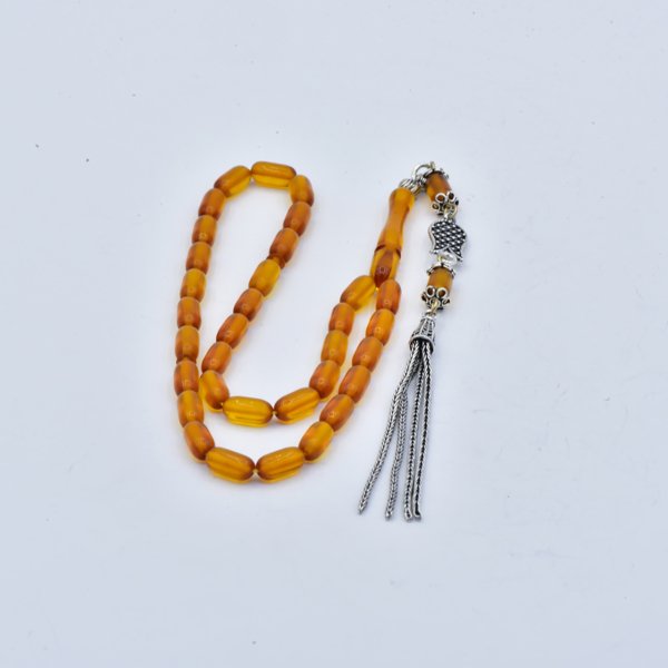 Sıkma Kehribar Tesbih