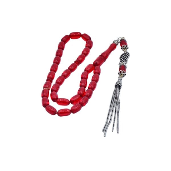 Sıkma Kehribar Tesbih