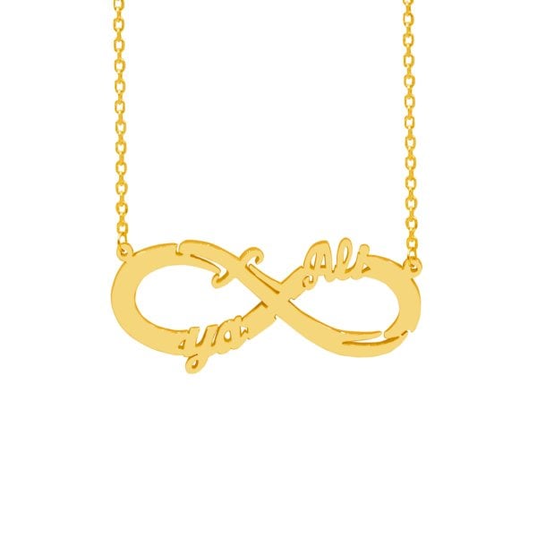 Gümüş Zülfikarlı Sonsuzluk İsimli Kolye