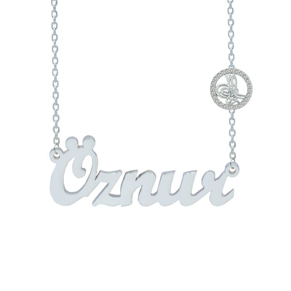 Gümüş Tuğralı İsimli Kolye