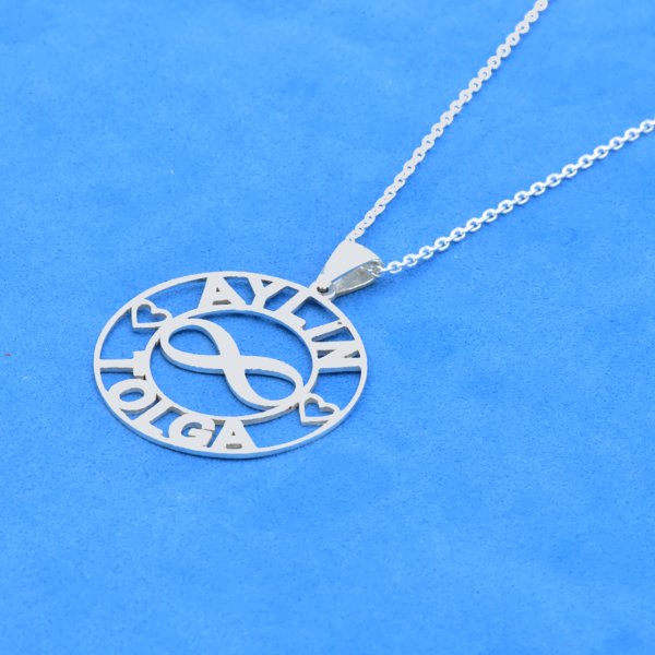 Gümüş Halka İsimli Kolye