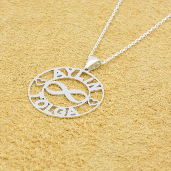 Gümüş Halka İsimli Kolye