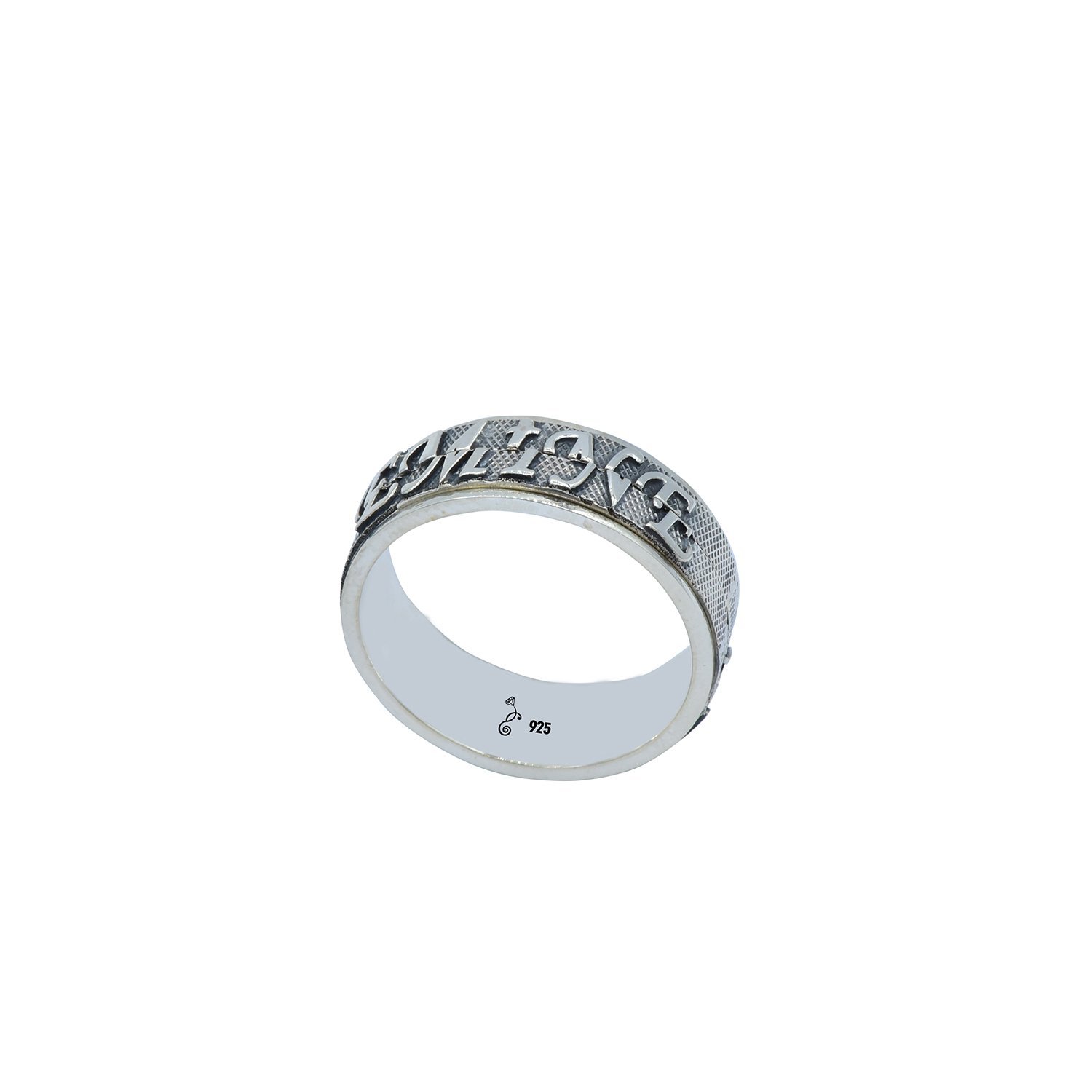 Gümüş Şifreli Stres İsimli Yüzük