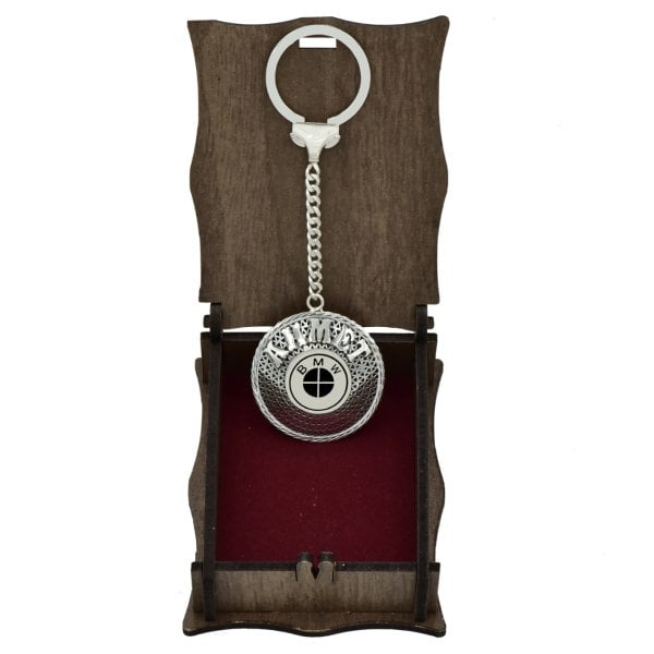 Gümüş BMW Armalı Telkari İsimli Anahtarlık