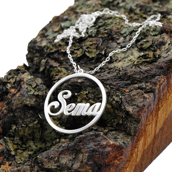 Gümüş Halka İsimli Kolye