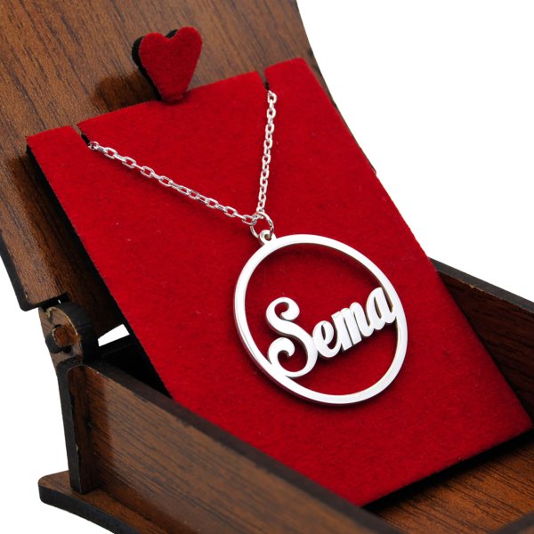 Gümüş Halka İsimli Kolye