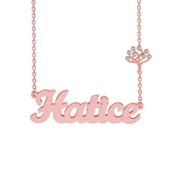 Gümüş Hayat Ağacı İsimli Kolye