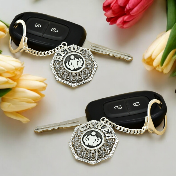 Gümüş Öğretmenler Günü Telkari İsimli Anahtarlık