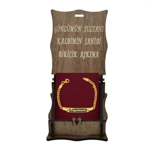 14, 22 Ayar Altın İsimli Çocuk Künyesi