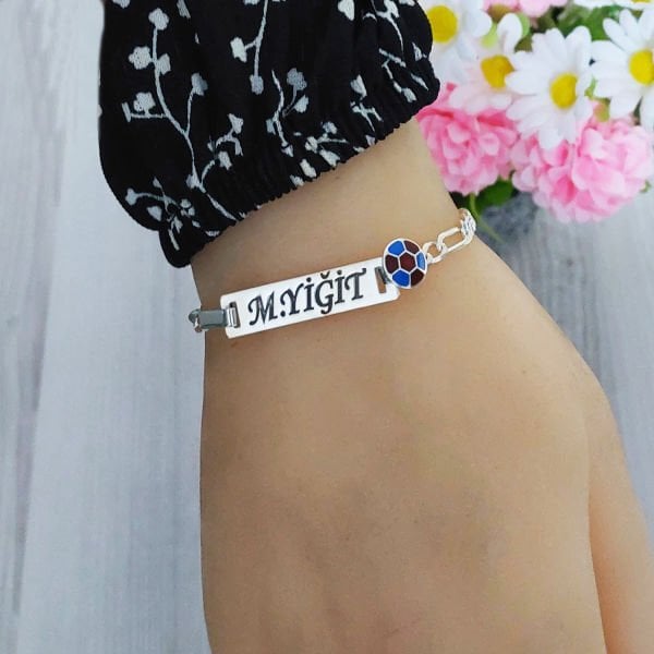 Gümüş Trabzonspor İsimli Bileklik