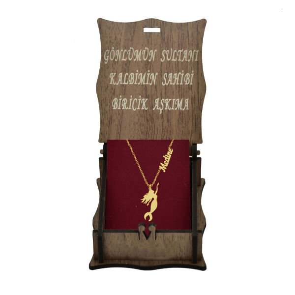 Gümüş Deniz Kızı İsimli Kolye