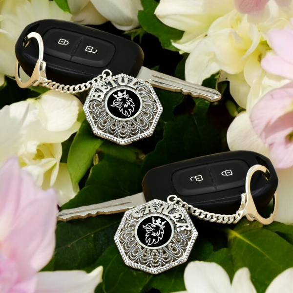 Gümüş Scanıa Logolu Telkari İsimli Anahtarlık