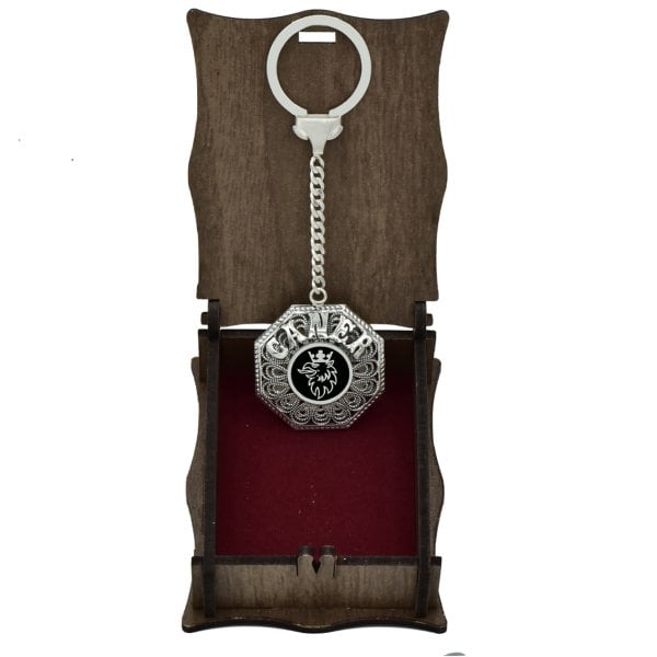 Gümüş Scanıa Logolu Telkari İsimli Anahtarlık