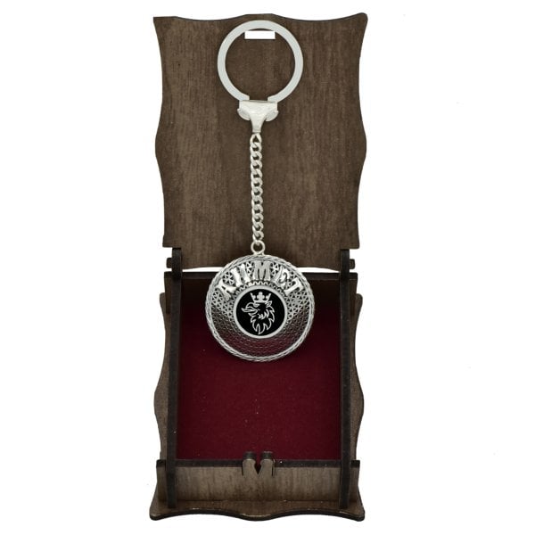 Gümüş Scanıa Armalı Telkari İsimli Anahtarlık